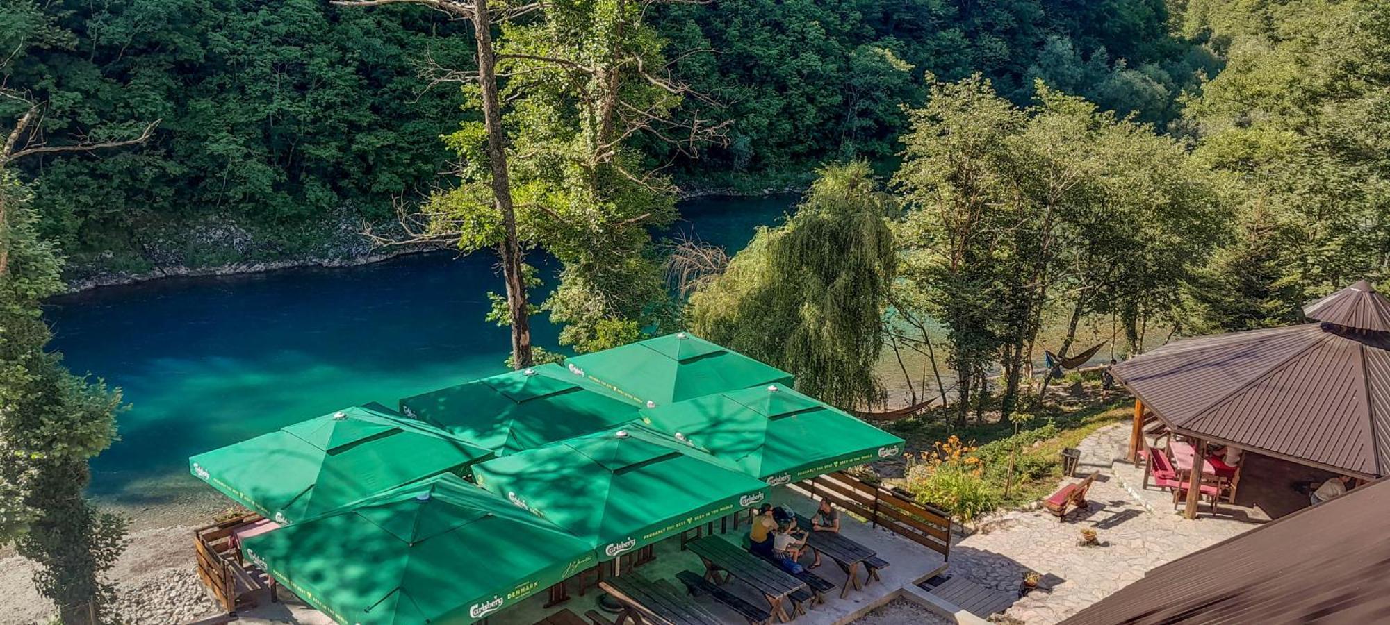Готель Rafting Camp Encijan Фоча Екстер'єр фото