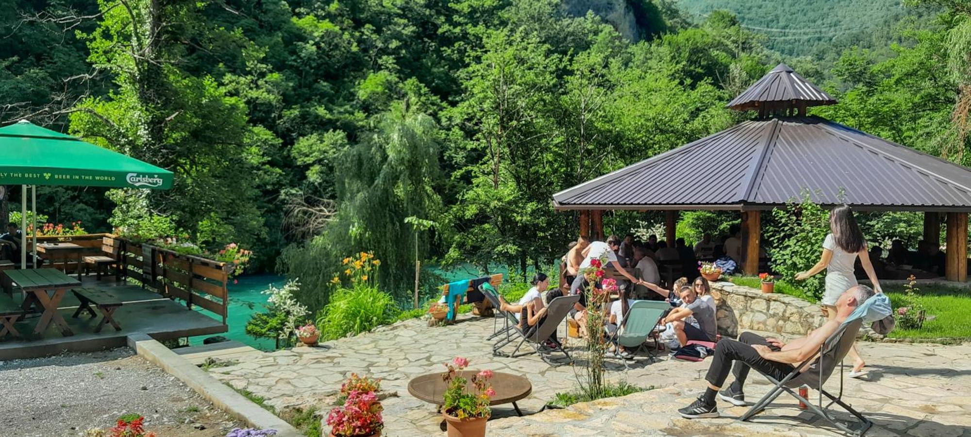 Готель Rafting Camp Encijan Фоча Екстер'єр фото